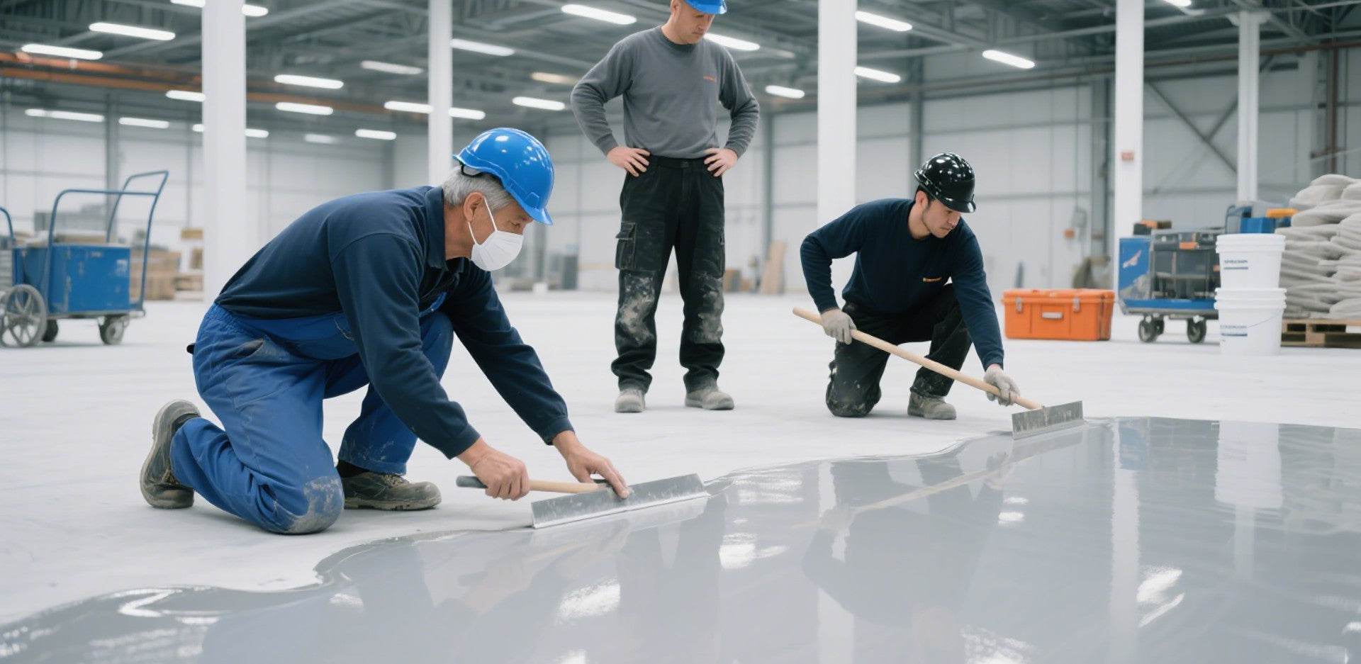 Floor Paint Epoxy Colored Sand Coatings Floor Repair Materials-Vansen ...
